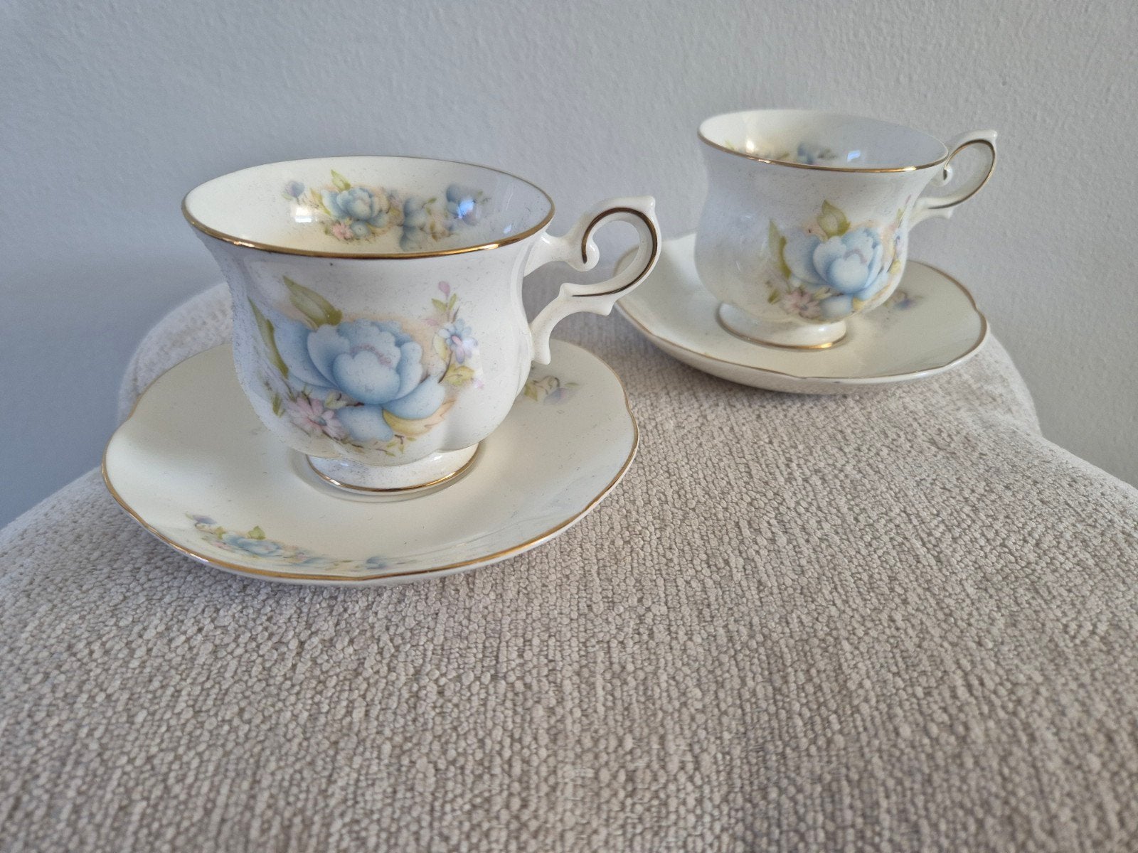 Royal Canterbury Blue Suzanna kop en schotel set, Ophalen of Verzenden