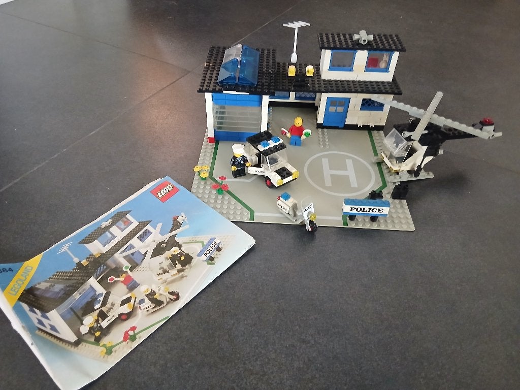 Lego 6384 Politiebureau + bouwboekje, Ophalen, Lego, Inclusief instructies, Complete set