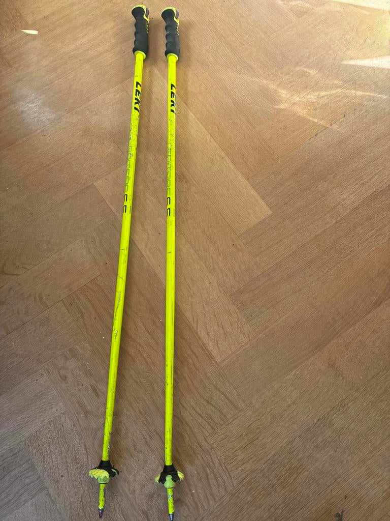 Leki skistokken 105 cm met trigger systeem, Gebruikt, Stokken, 100 tot 140 cm, Skiën