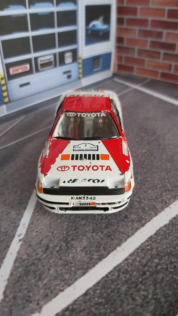 Toyota Celica Rally Modelauto - Gebruikt, Hobby en Vrije tijd, Modelauto's | 1:43, Ophalen of Verzenden, Gebruikt, Auto, Overige merken