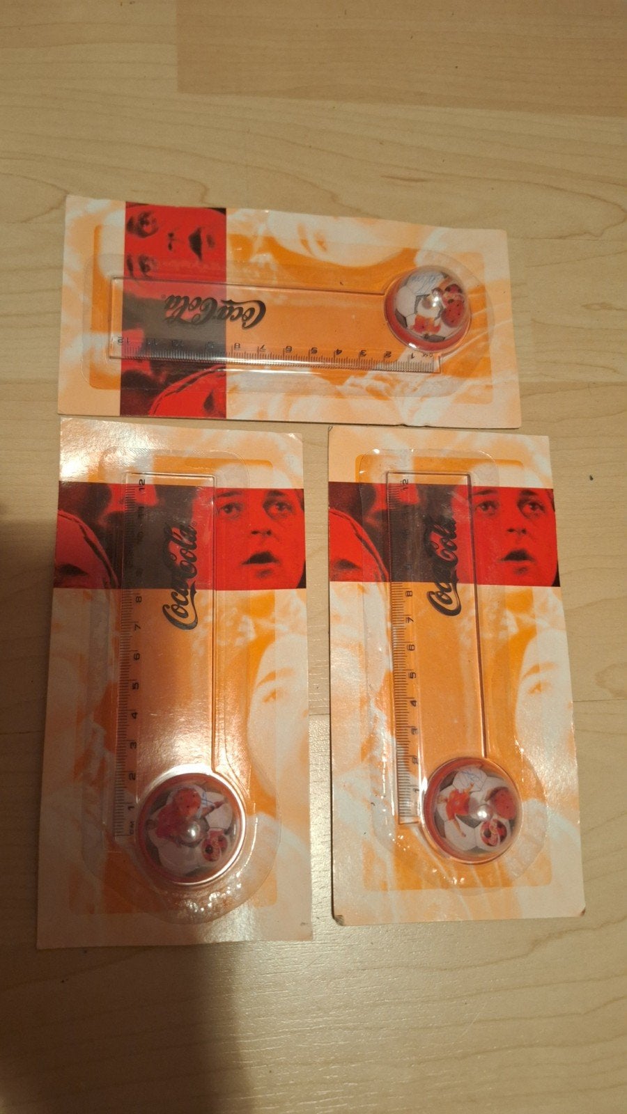 Coca-Cola linialen voetbal (3 stuks), Ophalen, Nieuw, Overige sporten, Overige typen