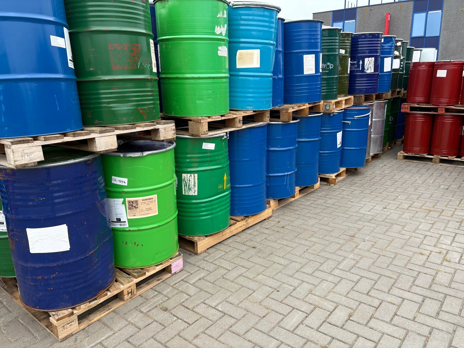 Industriële vaten 100L en 200L - Barrels Tonnen Olievaten, Ophalen, 40 cm of meer, ., Rond