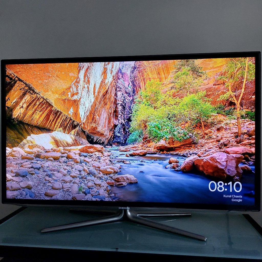 Samsung UE46ES6530 - 46 inch tv + Ultra Slim Wall-Mount, Ophalen, Gebruikt, 50 Hz, LCD