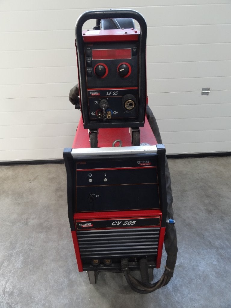 Mig/Mag lasapparaat Lincoln Idealarc CV 505 Synergic WTGK, Doe-het-zelf en Verbouw, Ophalen of Verzenden, Zo goed als nieuw, 250 ampère of meer