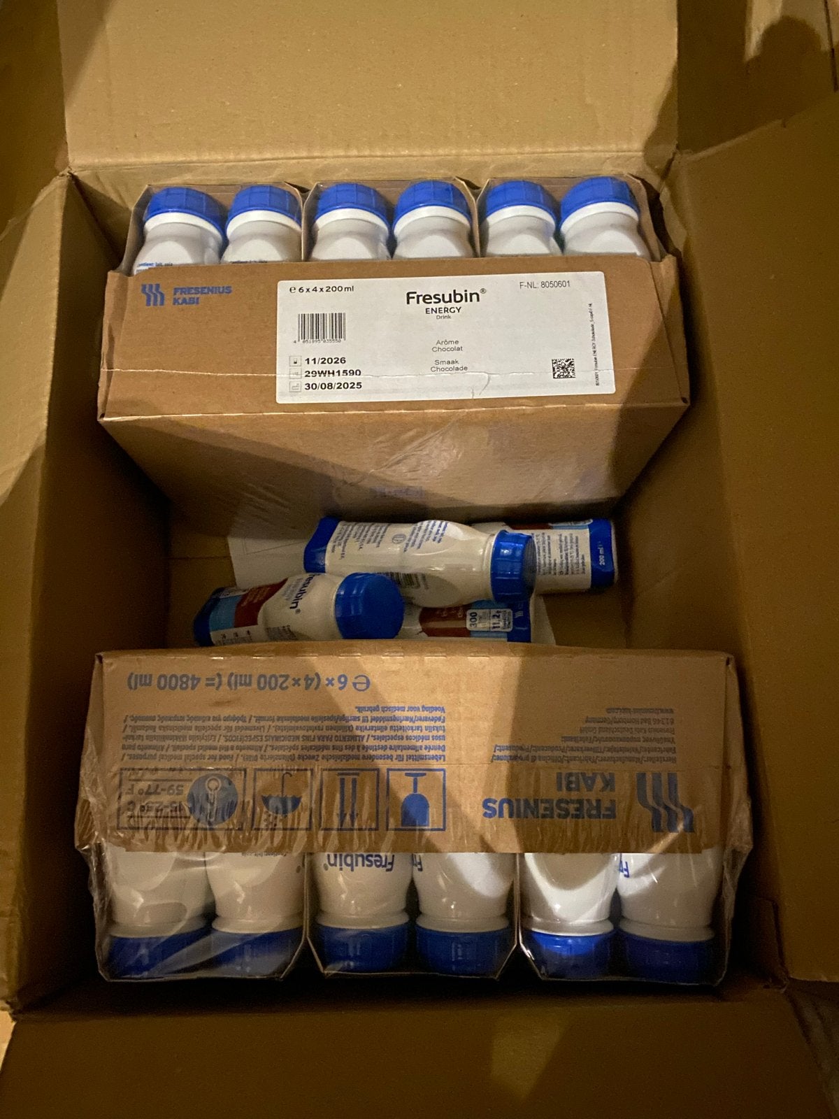 100 stuks grote hoeveelheid fresubin drinkvoeding flesjes, Diversen, Ophalen of Verzenden