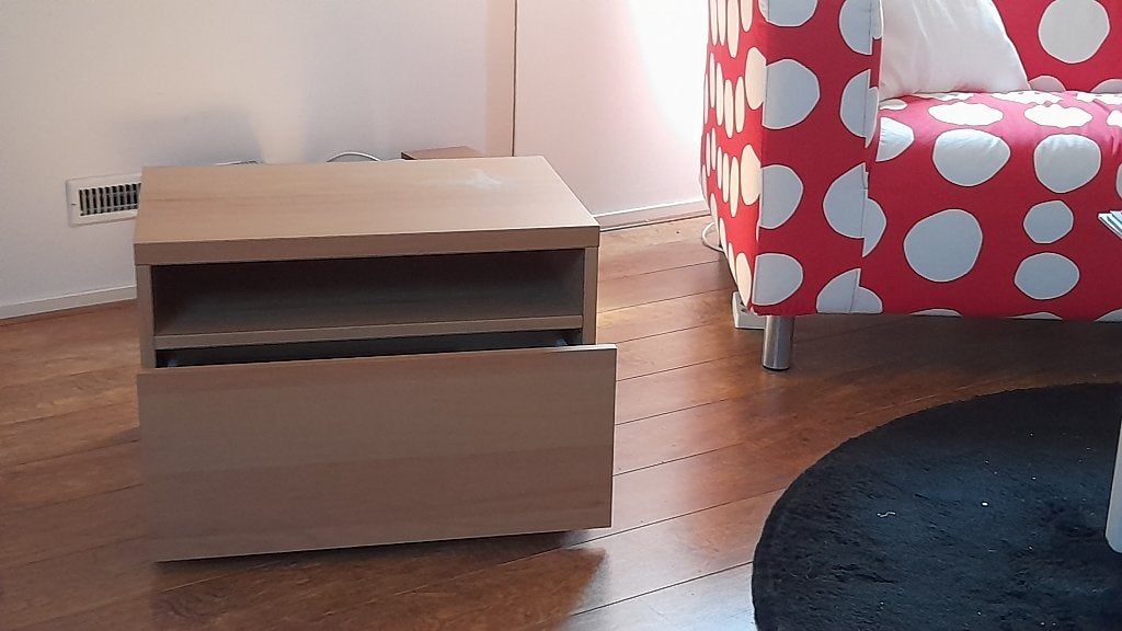 IKEA Besta TV meubel cq nachtkastje, Ophalen, 50 tot 100 cm, Zo goed als nieuw, Minder dan 100 cm