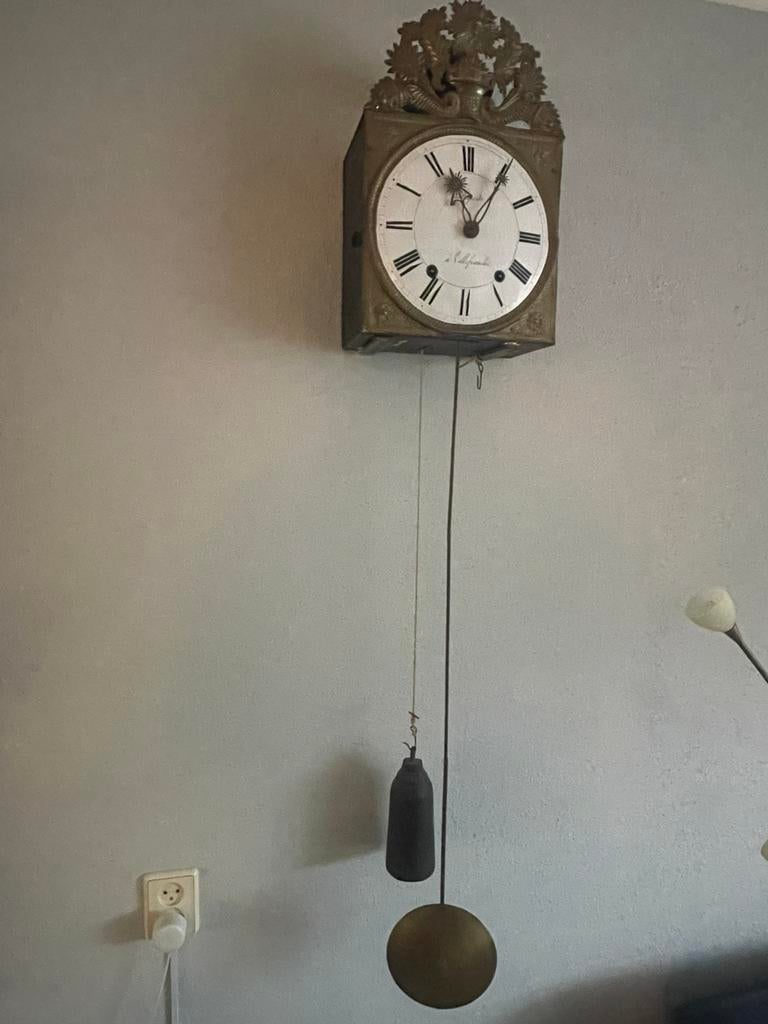 Antieke Comtoise klok, Antiek en Kunst, Ophalen