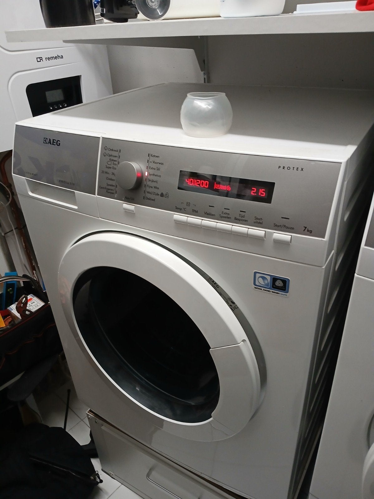 AEG wasmachine en condensdroger, Witgoed en Apparatuur, Wasdrogers, Ophalen of Verzenden, Gebruikt, Condens, 85 tot 90 cm