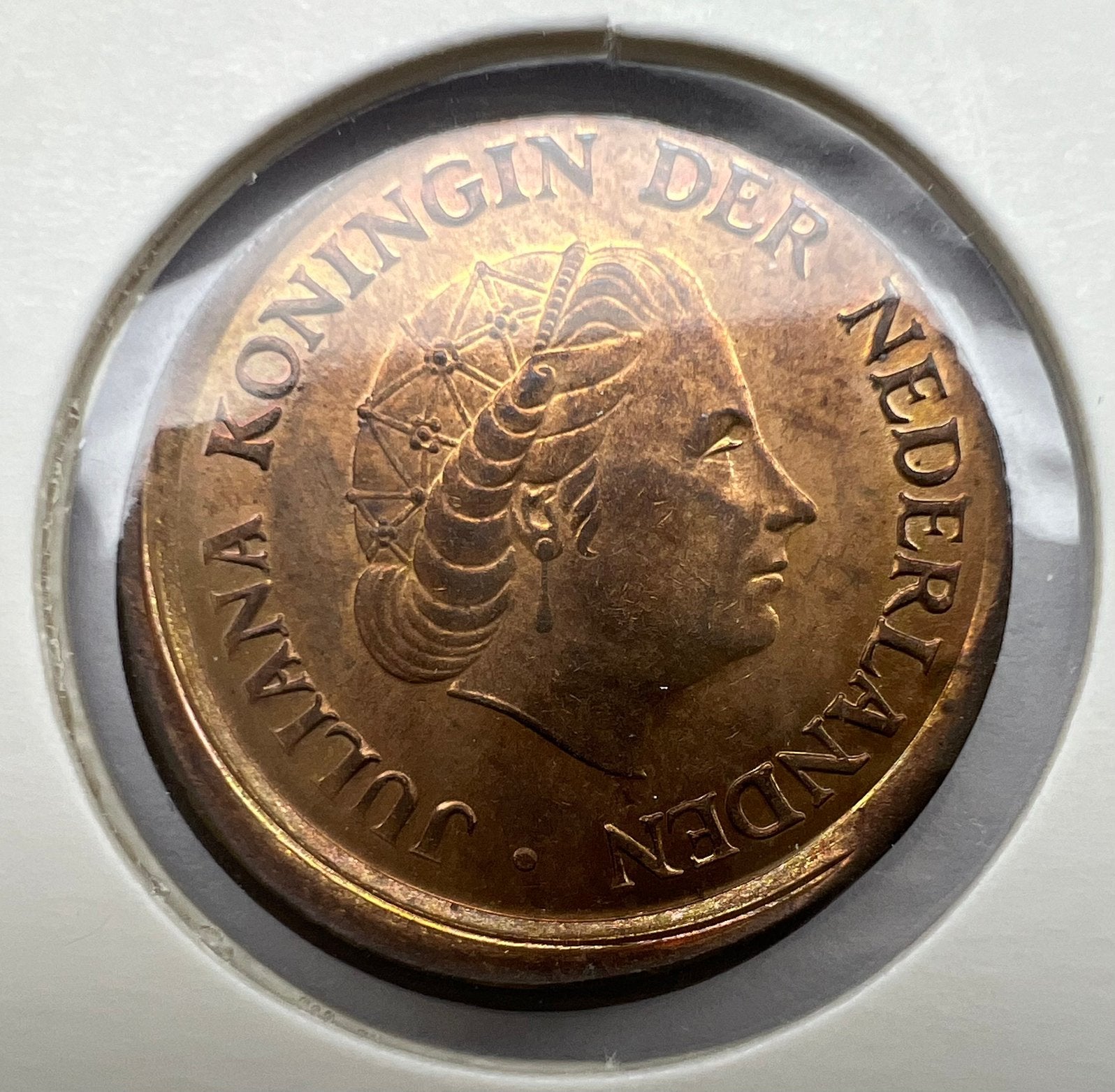 Juliana, 5 Cent 1980, misslag “petje”, Ophalen of Verzenden, Koningin Juliana, 5 cent