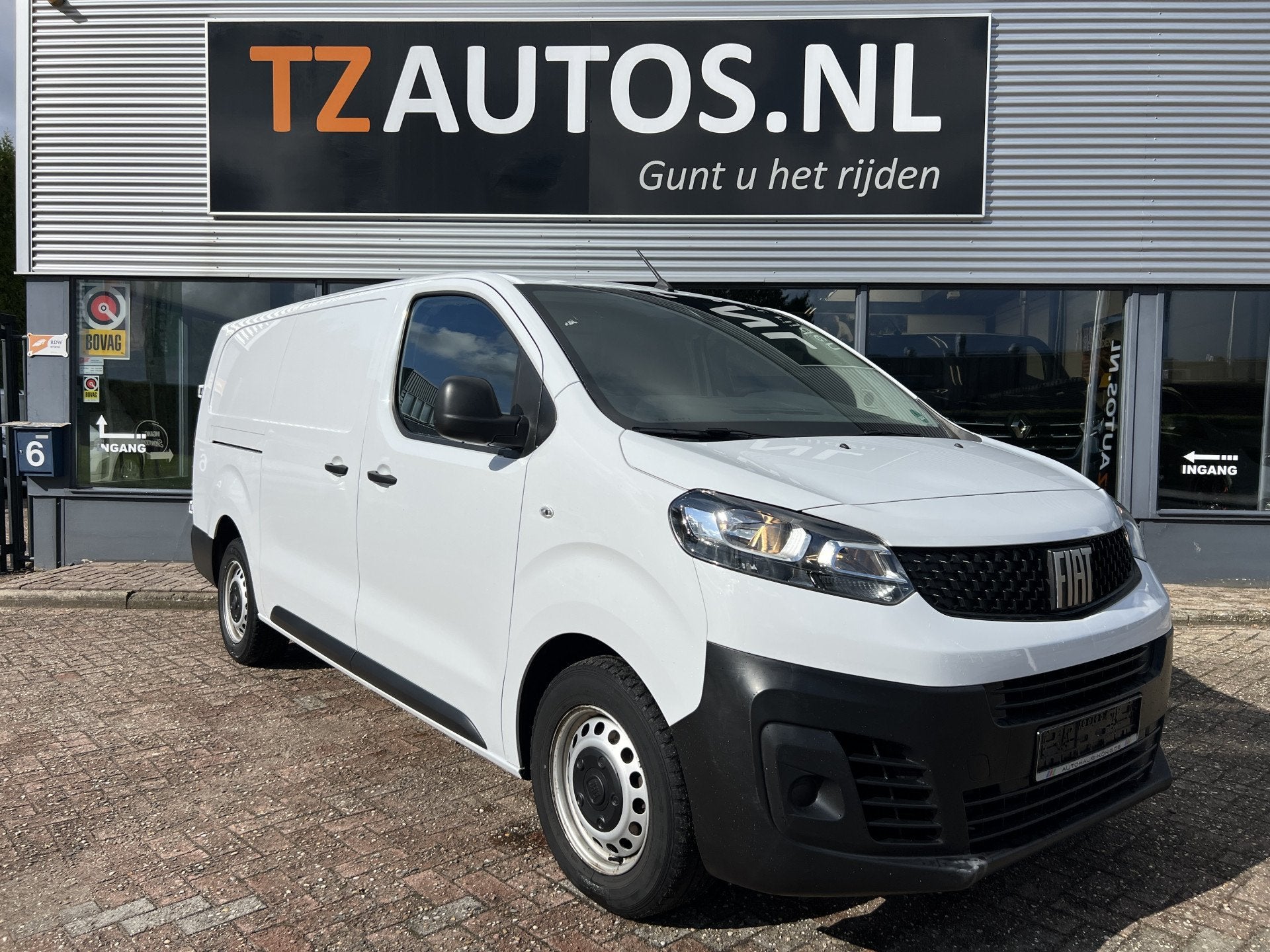 Fiat Scudo 2.0 Diesel 145pk Automaat L3 H1 (bj 2023), Auto's, Stof, Gebruikt, 4 cilinders, Wit