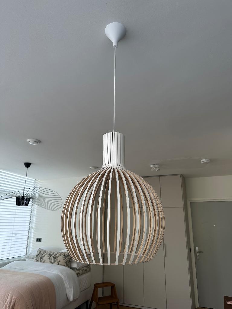 Secto design lamp, Ophalen, Zo goed als nieuw, Hout, Minder dan 50 cm