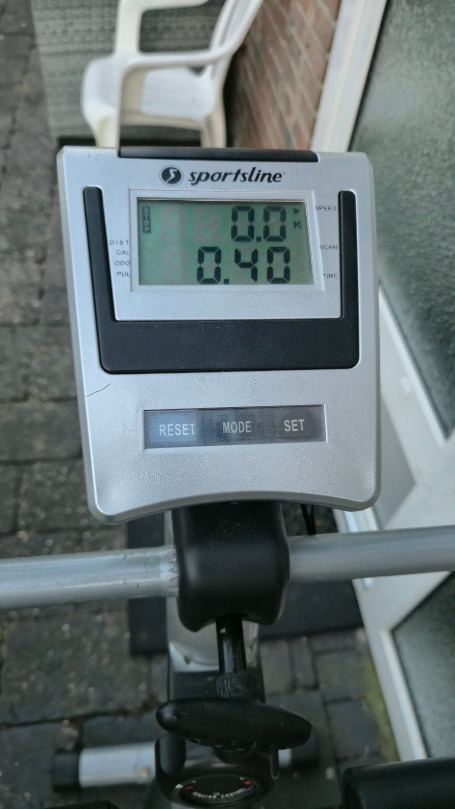 Sportline Hometrainer - Zo goed als nieuw, Sport en Fitness, Ophalen of Verzenden, Zo goed als nieuw, Metaal, Benen