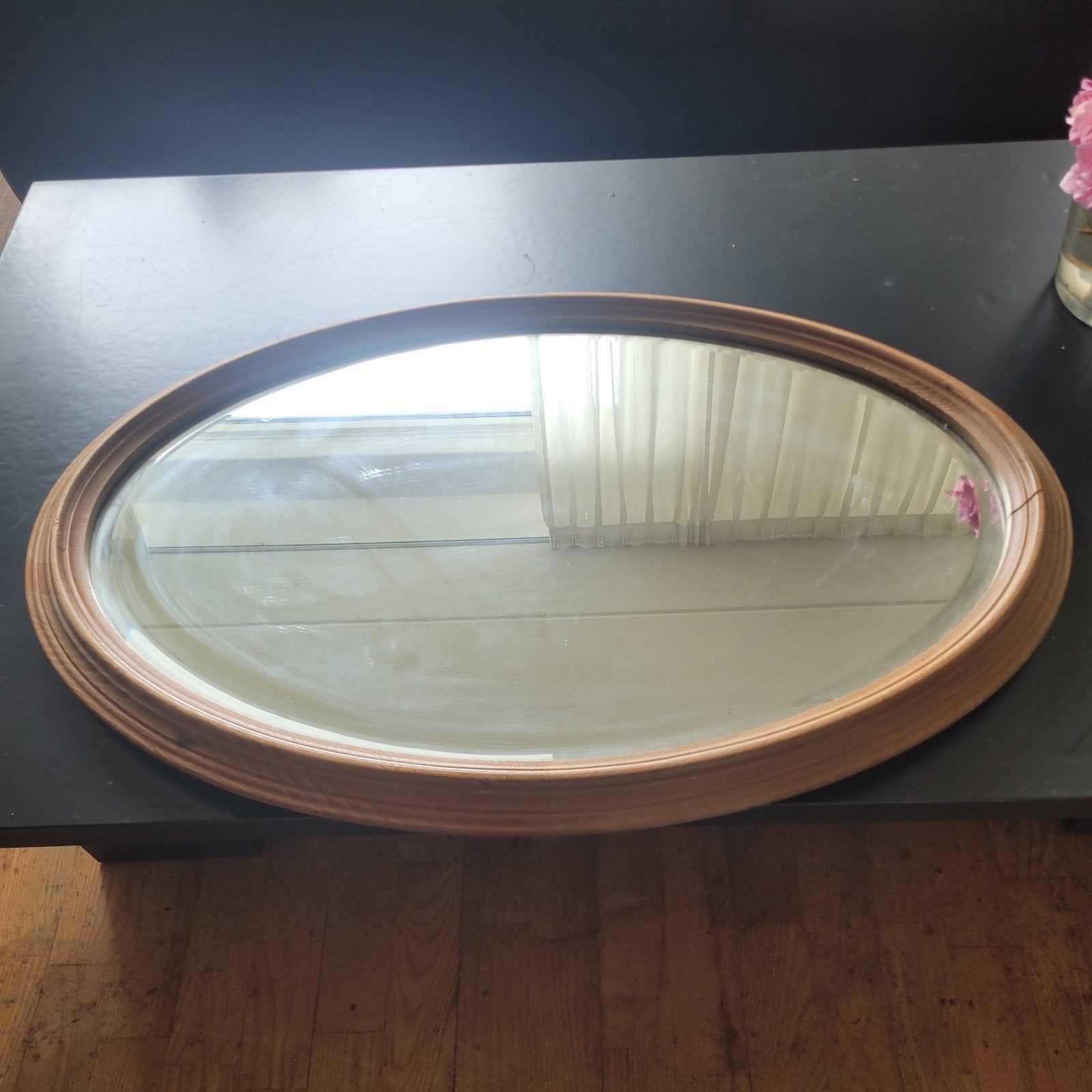 Ovale spiegel, Huis en Inrichting, Ophalen, Ovaal, Minder dan 50 cm, Minder dan 100 cm