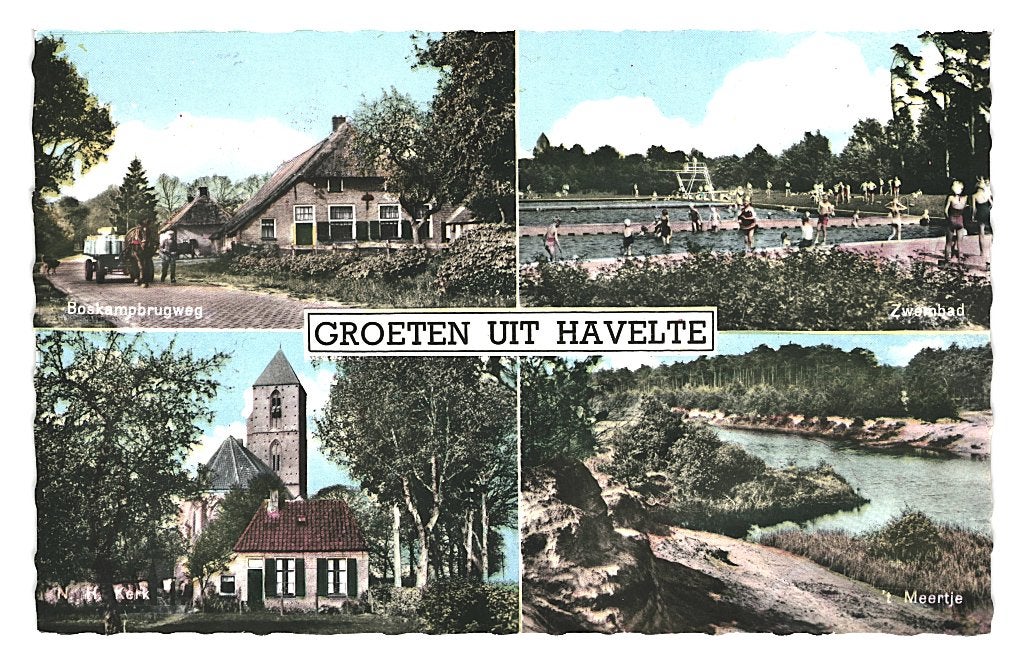939800 Havelte Drenthe 1969 Gelopen met postzegel, Ophalen of Verzenden, 1960 tot 1980, Gelopen, Drenthe