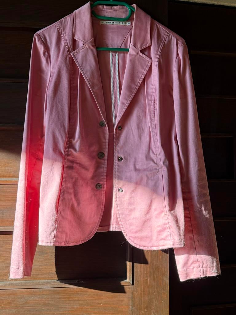 Roze Tommy Hilfiger blazer - Maat 40, Ophalen of Verzenden, Zo goed als nieuw