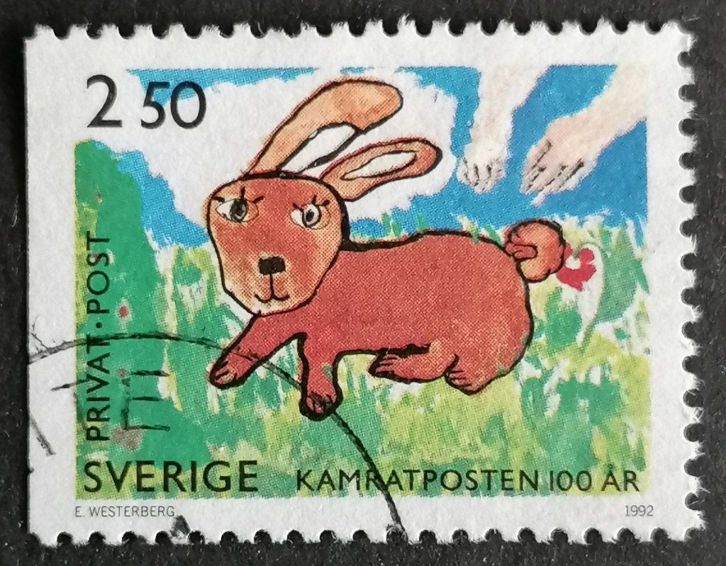 ZWEDEN - 100 jr. kinderkrant 1992, Verzenden, Zweden, Gestempeld
