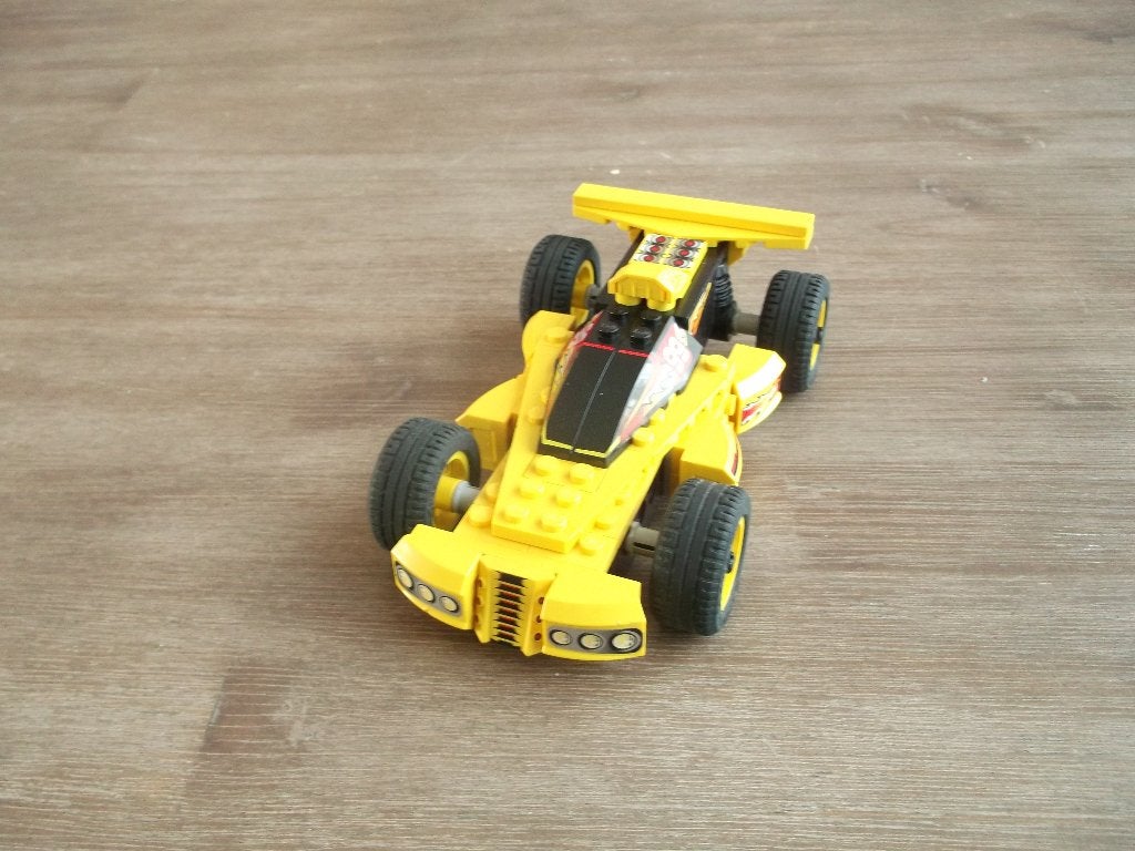 lego racers 8382 hot buster (2003), Kinderen en Baby's, Gebruikt, Lego, Ophalen of Verzenden, Racers