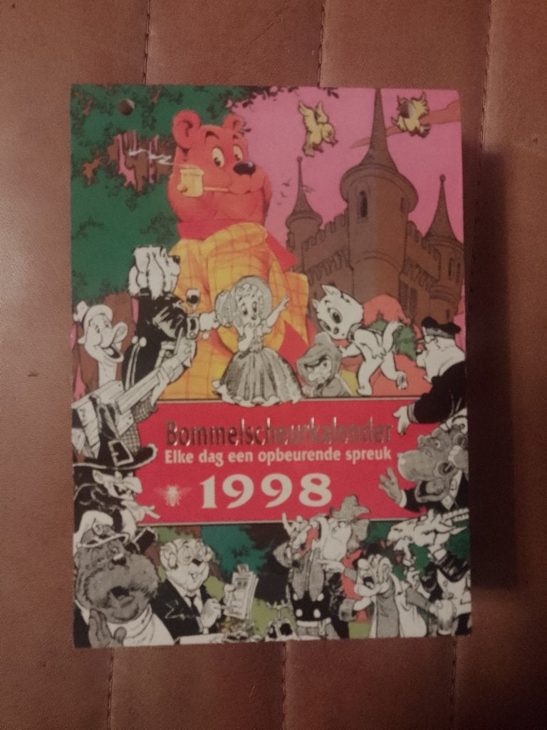 Bommelscheurkalender - Elke dag een opbeurende spreuk 1998., Ophalen of Verzenden, Olivier B, Bommel en Tom Poes, Gebruikt, Beeldje of Figuurtje