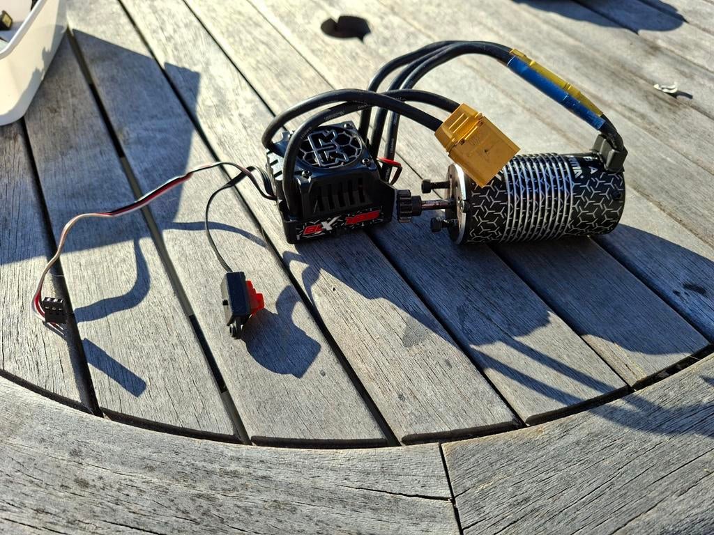 Arrma  6s motor en regelaar arrma blx 2050kv Brushless, Ophalen of Verzenden, Auto offroad