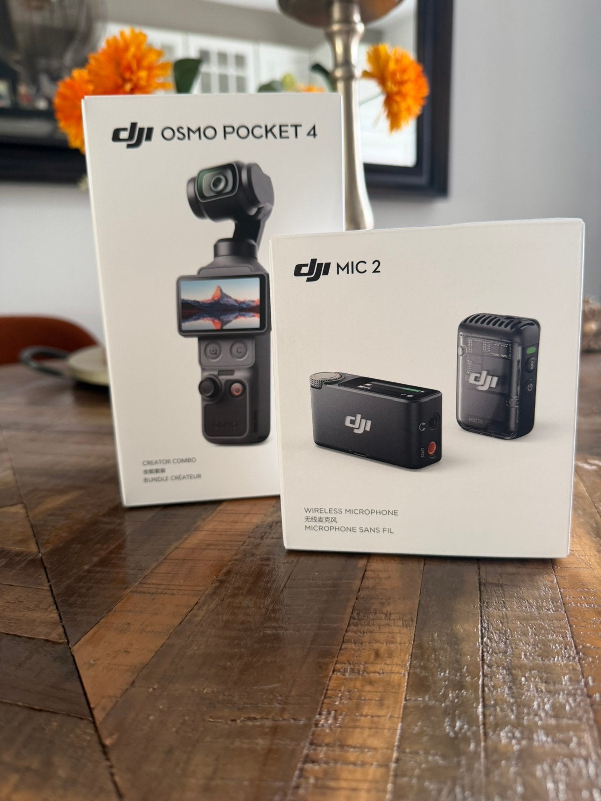 DJI Osmo Pocket 4 Creator Combo + DJI Mic 2, Audio, Tv en Foto, Overige soorten, Minder dan 8x, Zo goed als nieuw, Camera