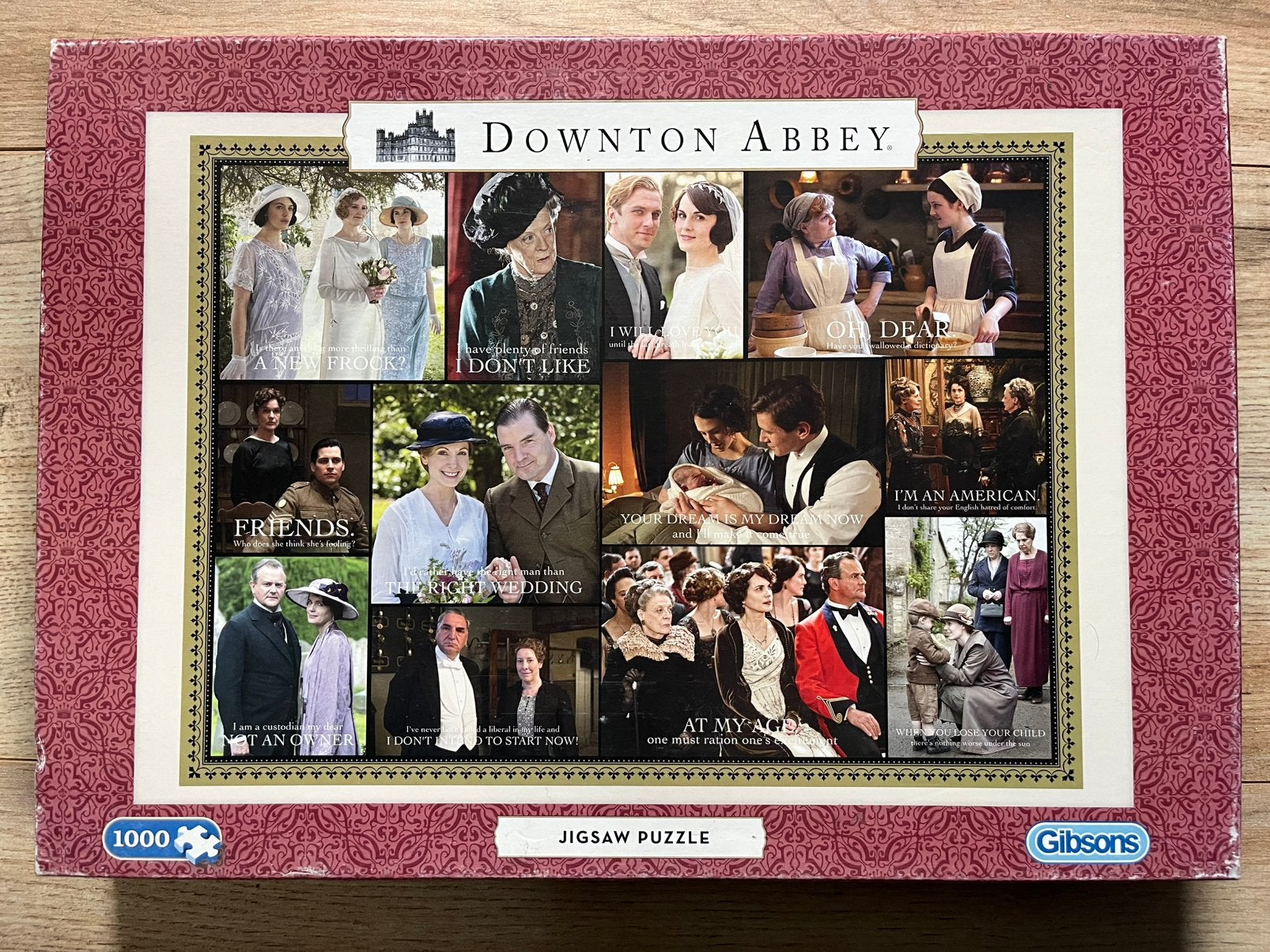Gibsons puzzel 1000 stukjes Downtown Abbey, Ophalen of Verzenden, 500 t/m 1500 stukjes, Zo goed als nieuw