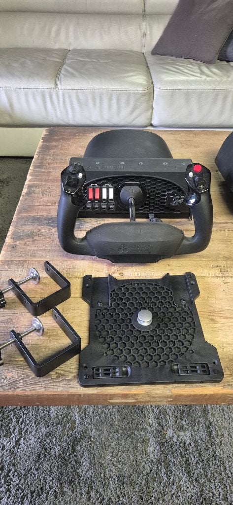 Honeycomb Alpha + Bravo (Yoke en Throttle), Computers en Software, Ophalen of Verzenden, Gebruikt, TrustMaster en Honeycomb