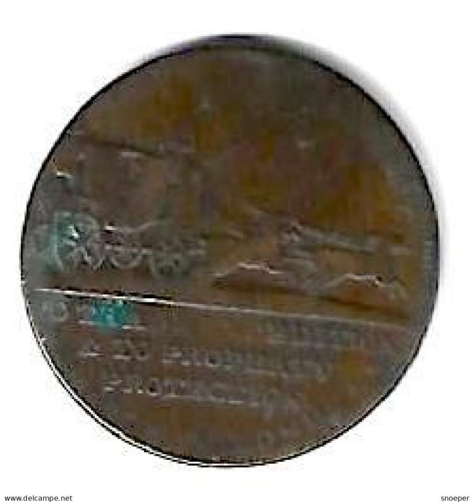 great britain token 1/2 penny middelsex mail coach, Verzenden, Overige landen, Losse munt