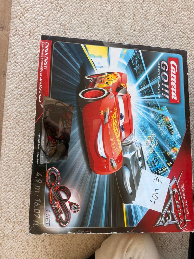 Carrera GO!!! Disney Pixar Cars Racebaan - Bliksem McQueen, Carrera, Ophalen of Verzenden, Elektrisch, Racebaan