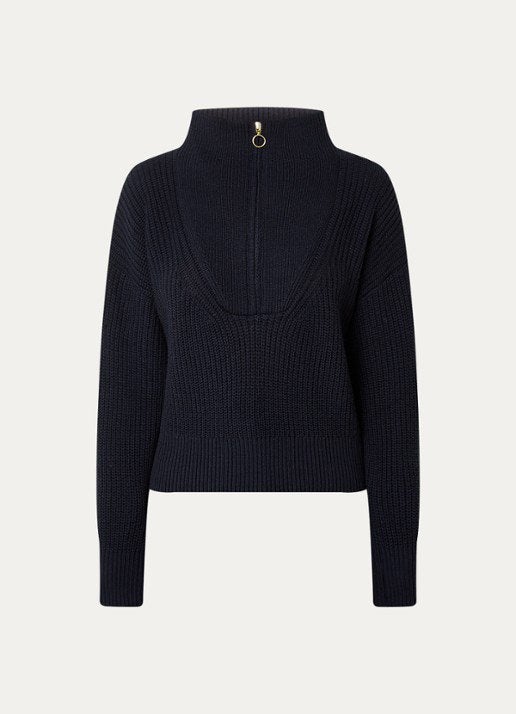 Mooie donkerblauwe By-Bar Trui ‘Boxy Beau Pullover’, maat M, Ophalen of Verzenden, Zo goed als nieuw, Maat 38/40 (M), Blauw