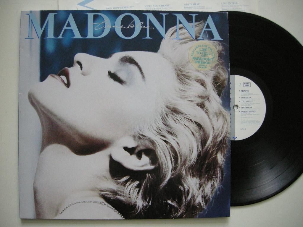 Madonna True Blue - LP vinyl zgan, Cd's en Dvd's, Vinyl | Pop, Zo goed als nieuw, 12 inch, Ophalen