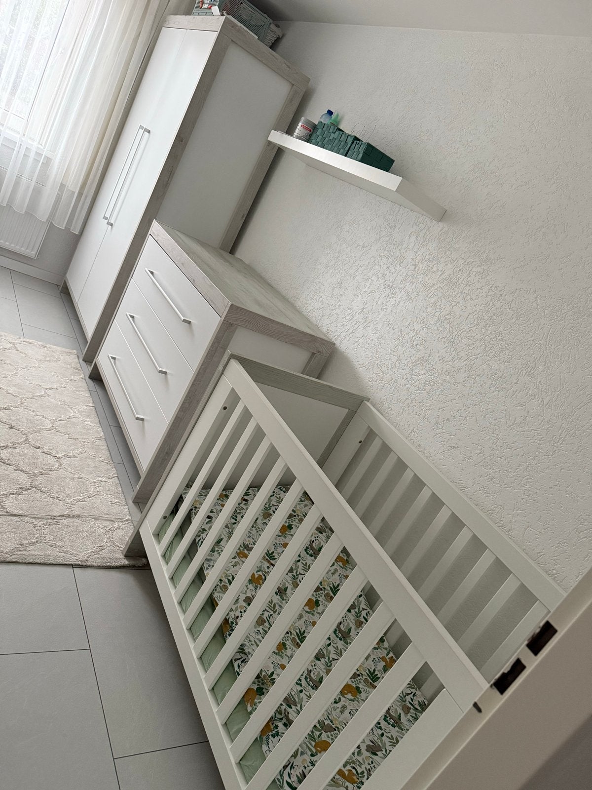 Complete 3-delige babykamer: ledikant, commode, kledingkast, Kinderen en Baby's, Kinderkamer | Complete kinderkamers, Ophalen