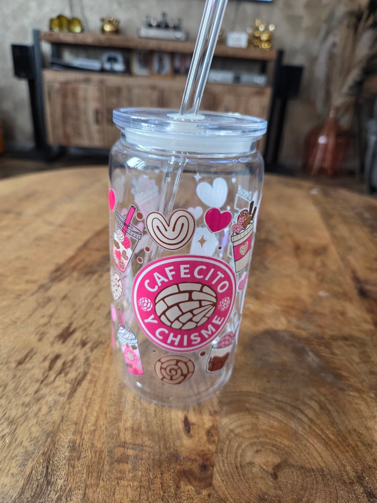 Nieuwe plastic drinkbeker met rietje, Overige typen, Kunststof, Nieuw, Ophalen of Verzenden