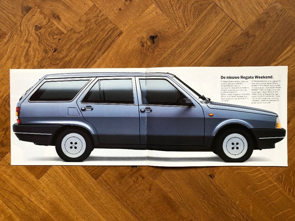 Fiat Regata folder 1986, Nieuw, Ophalen of Verzenden, Overige merken, Fiat