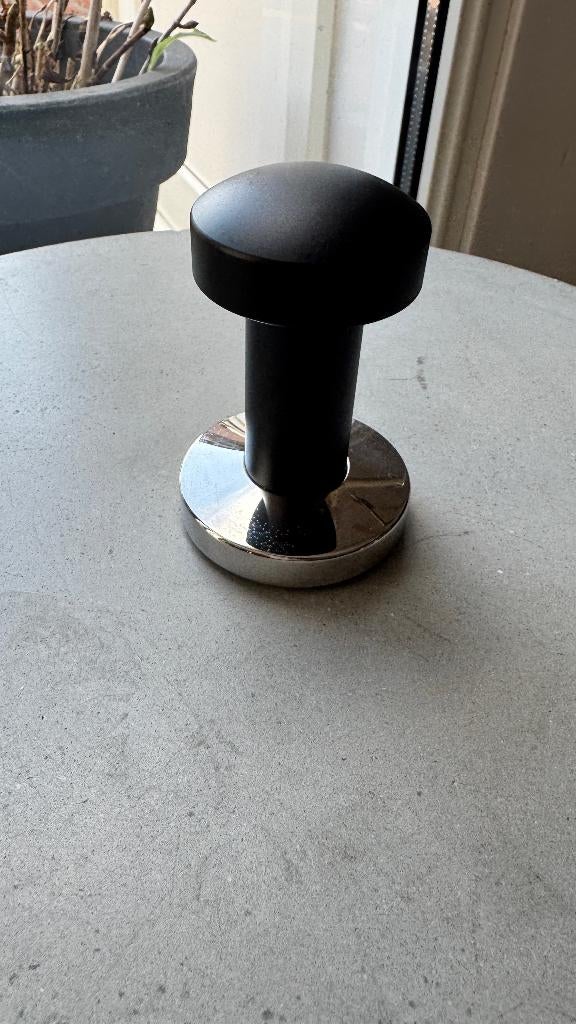 LA MARZOCCO KOFFIE TAMPER ZWART/RVS, Ophalen of Verzenden, Nieuw, Barista-accessoire