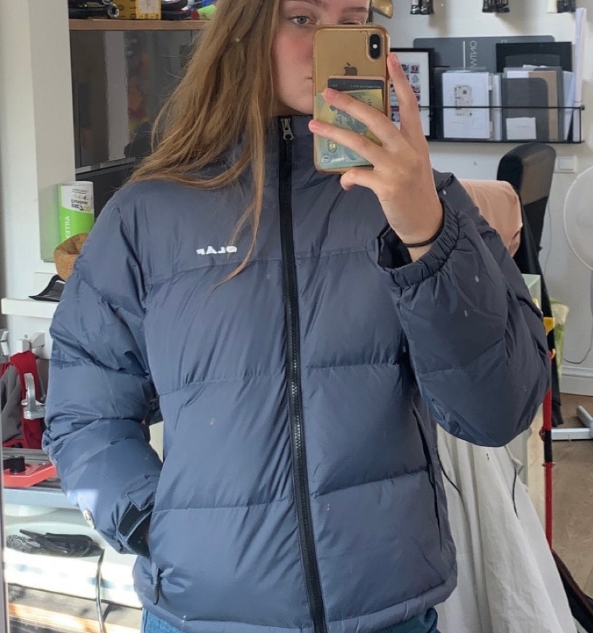 Olaf Puffer Jacket - Maat S - Zo goed als nieuw, Ophalen of Verzenden, Zo goed als nieuw, Maat 36 (S), Grijs