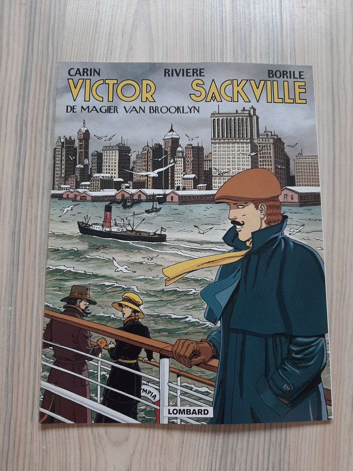 Victor Sackville - De Magier van Brooklyn, Eén stripboek, Ophalen of Verzenden, Zo goed als nieuw, Carin, Riviere, Borile
