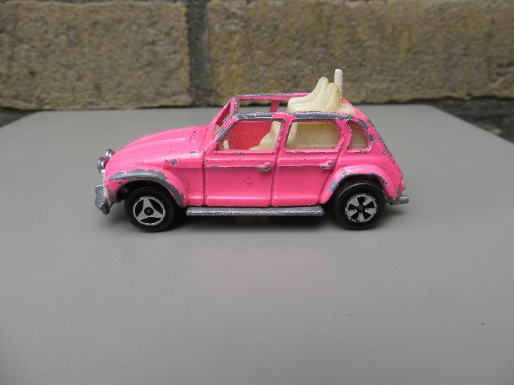 Majorette Citroen Dyane ROZE, Ophalen of Verzenden, Gebruikt, Auto