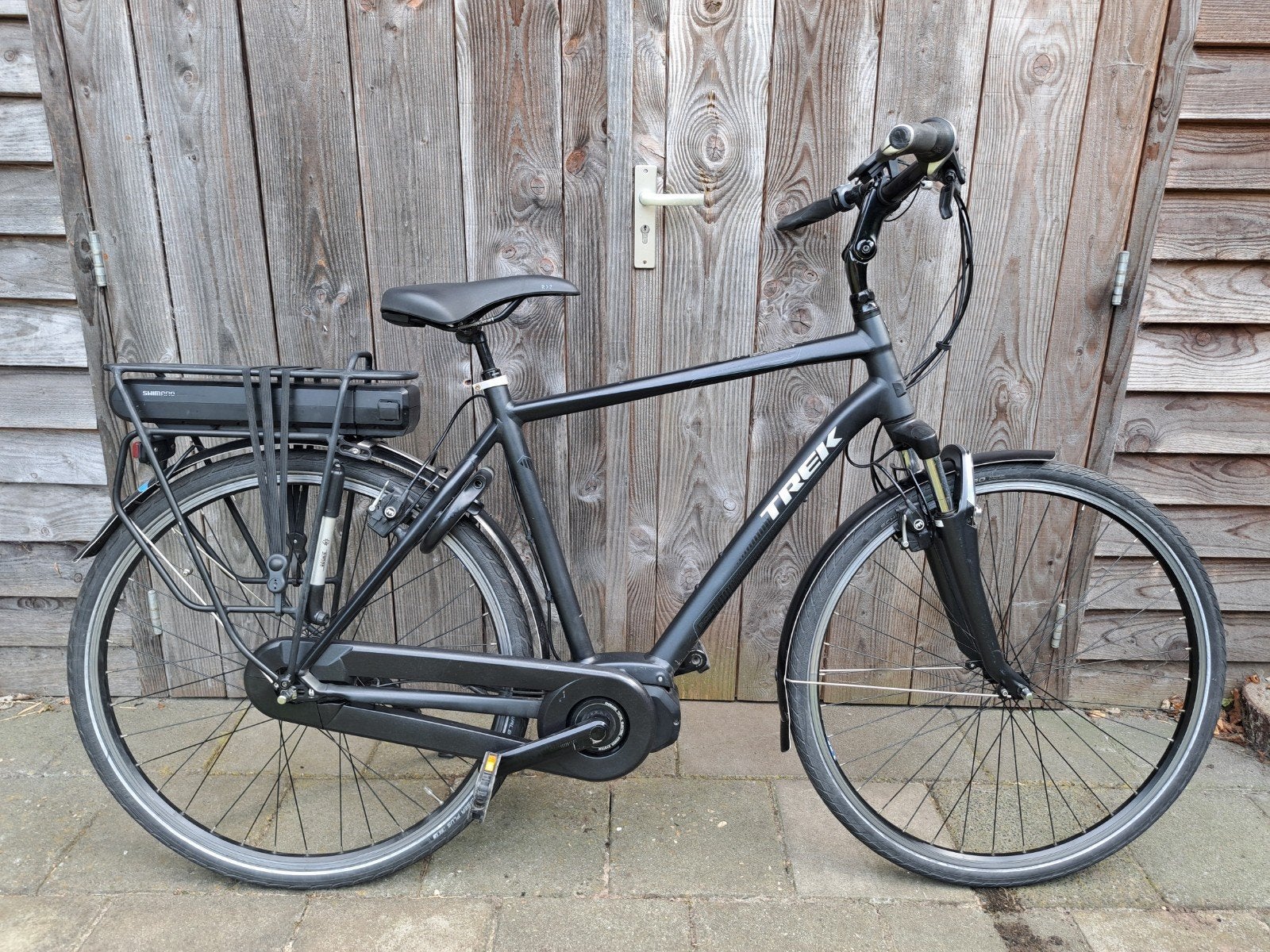 Trek Lm 500 met Shimano middenmotor..., Versnellingen, Zo goed als nieuw, 57 tot 61 cm, Ophalen