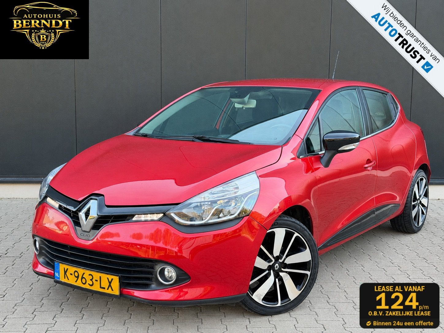 Renault Clio 0.9 TCe Eco2 Dynamique Cruise PDC Navi Airco, Voorwielaandrijving, 898 cc, Stof, Met garantie (alle)