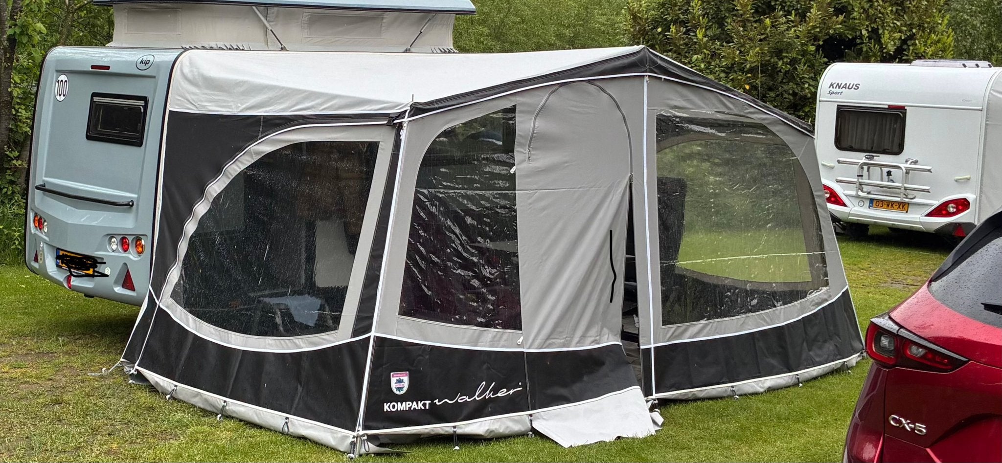 Walker Kompakt voortent/luifel voor Kip Kompakt caravan, Ophalen of Verzenden, Zo goed als nieuw