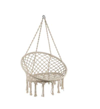 Offwhite Hangstoel - Comfortabel en Stijlvol, Tuin en Terras, Ophalen, Gebruikt, Eenpersoons, Inklapbaar