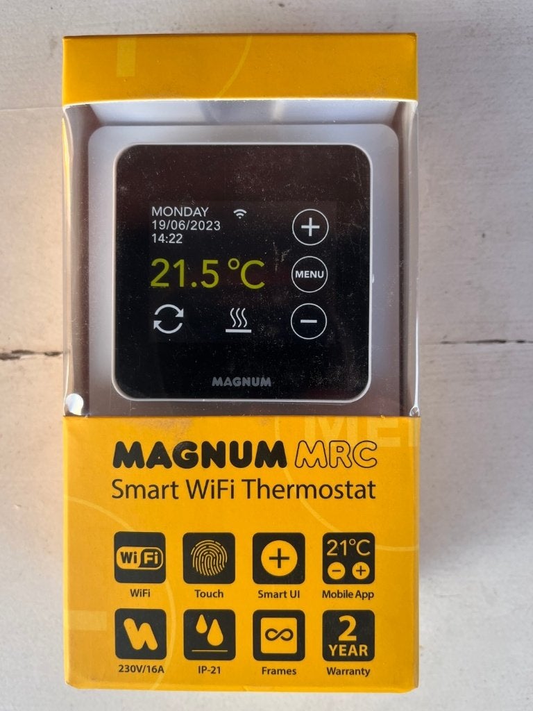 MAGNUM MRC Smart Wifi Thermostaat - Nieuw met voeler, Ophalen, Slimme thermostaat, Nieuw