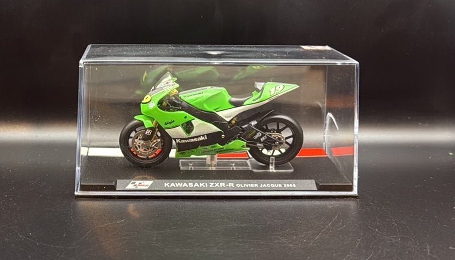 Kawasaki ZX-RR Olivier Jacque 2003 schaal 1:24, Hobby en Vrije tijd, Overige merken, Gebruikt, Ophalen of Verzenden, Groter dan 1:32