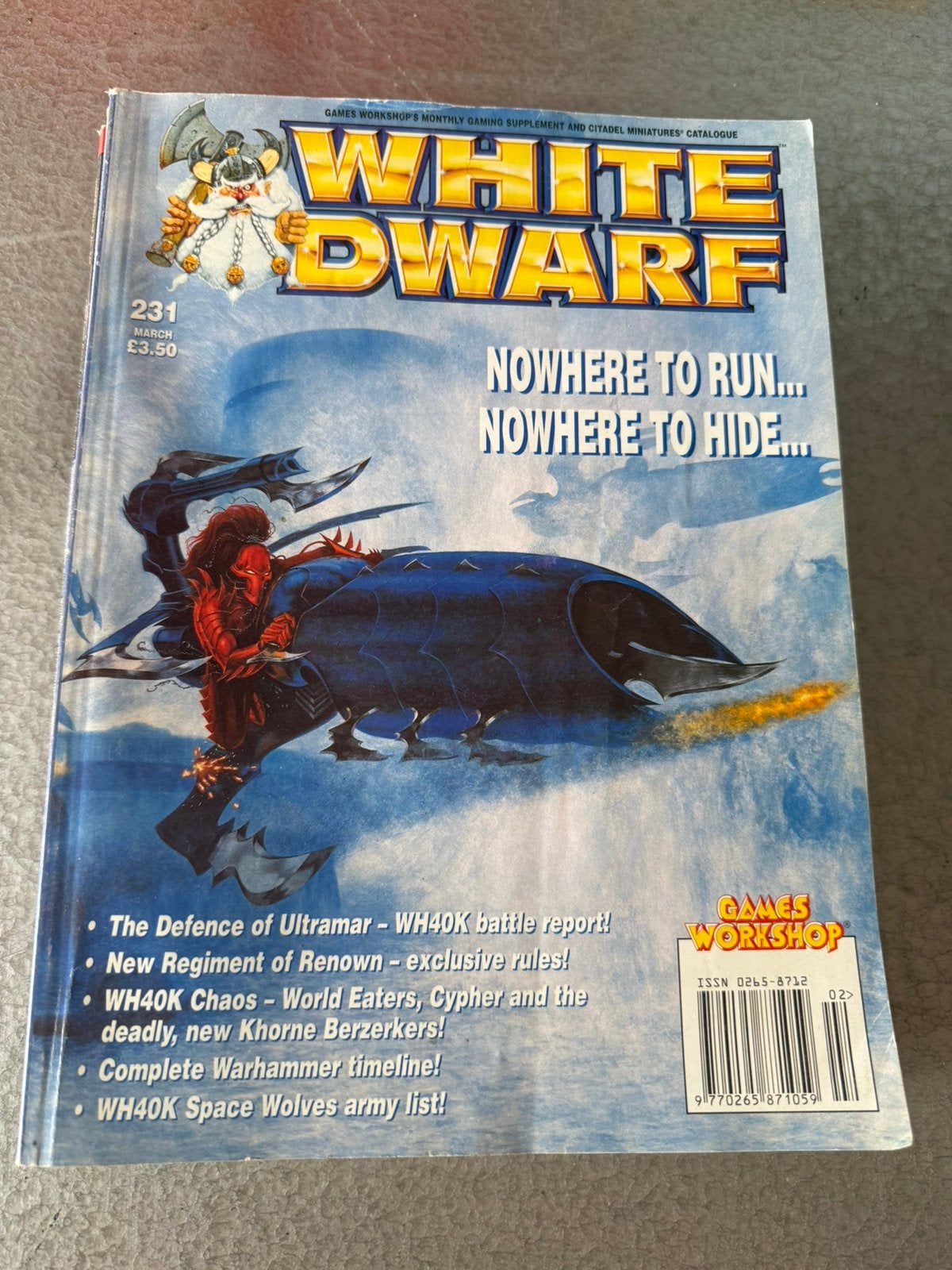 White Dwarf 231 mrt 1999, Ophalen of Verzenden, Gebruikt, Warhammer, Boek of Catalogus