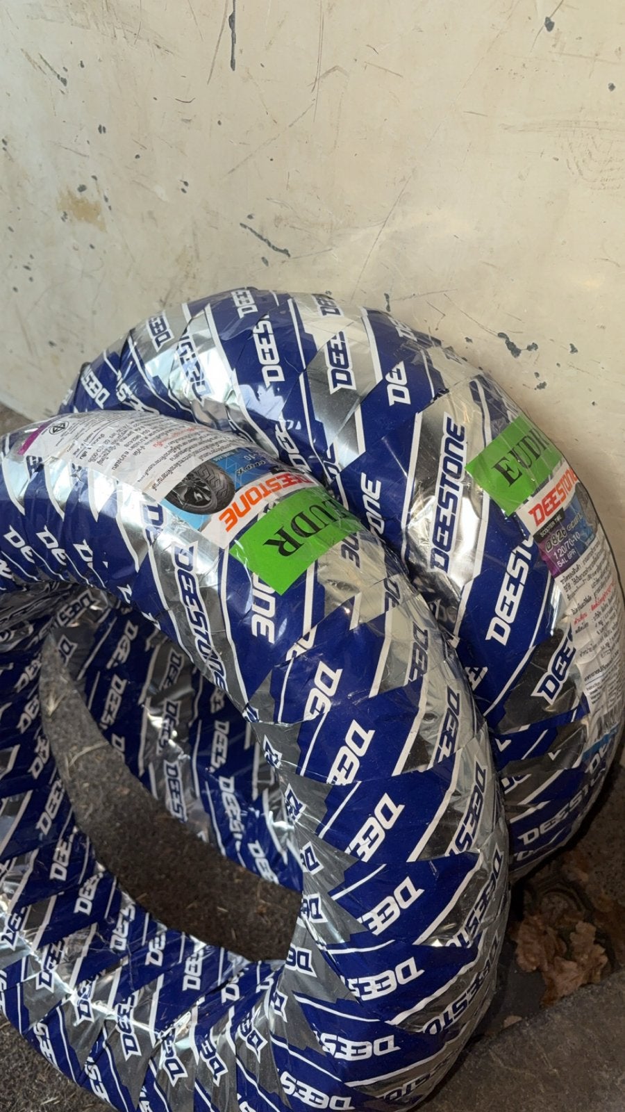 Nieuwe Deestone D826 Grip X Scooterbanden 100/80-10 Tubeless, Ophalen, Nieuw, Overige typen, Piaggio