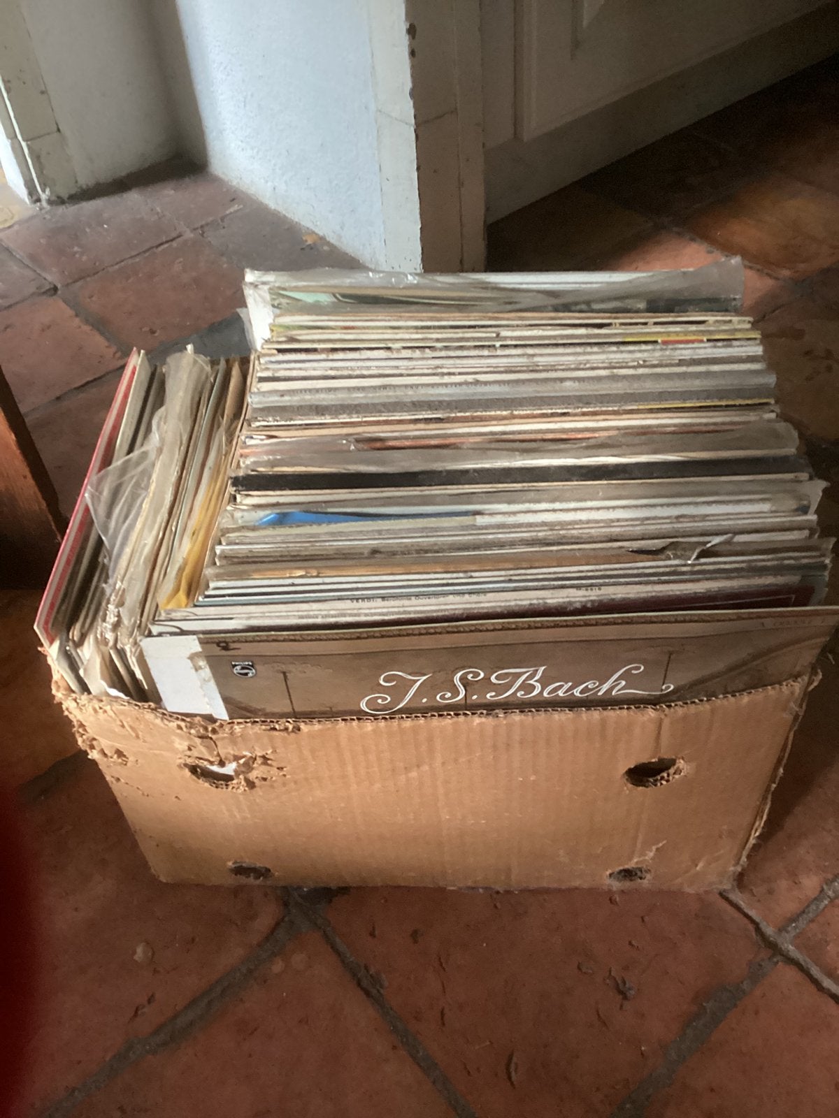 Grammofoonplaten, kleine en grote, Ophalen, Gebruikt