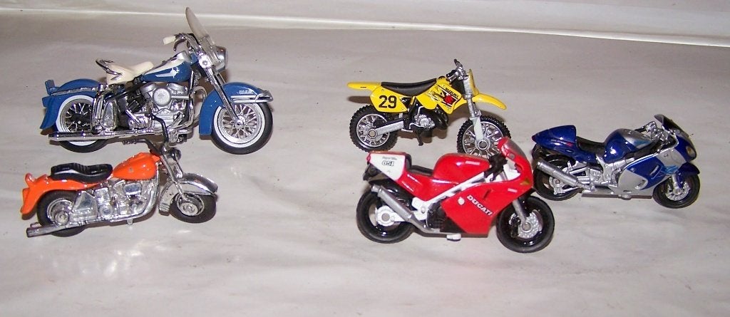 4 mooie motormodellen. Compleet/nwst. De Harley is verkocht., Ophalen of Verzenden, Nieuw, Motor