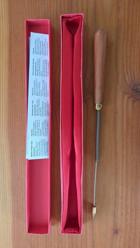 Biotensor spiraal  houten handvat 34 cm, Boeken, Verzenden, Nieuw, Spiritualiteit algemeen, Overige typen