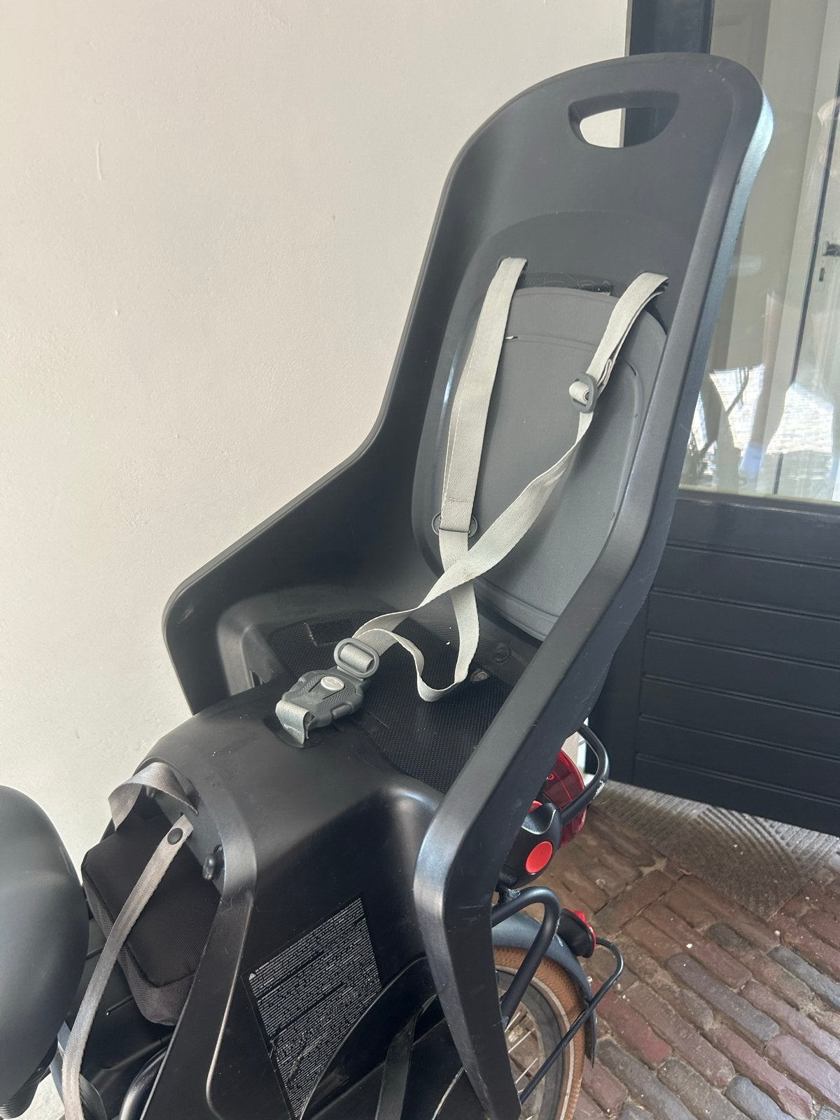 Polisport Fietszitje Achter - Gebruikt, Ophalen, Achterzitje, 9 t/m 18 kg, Gebruikt