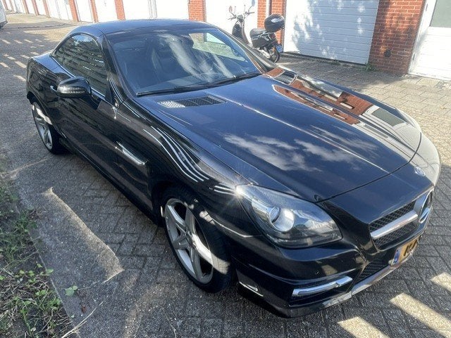 Mercedes-Benz SLK 1.8 Slk200 Kompr Roadster AUT 2015 Zwart, 4 cilinders, Cabriolet, Stoelverwarming, 1796 cc